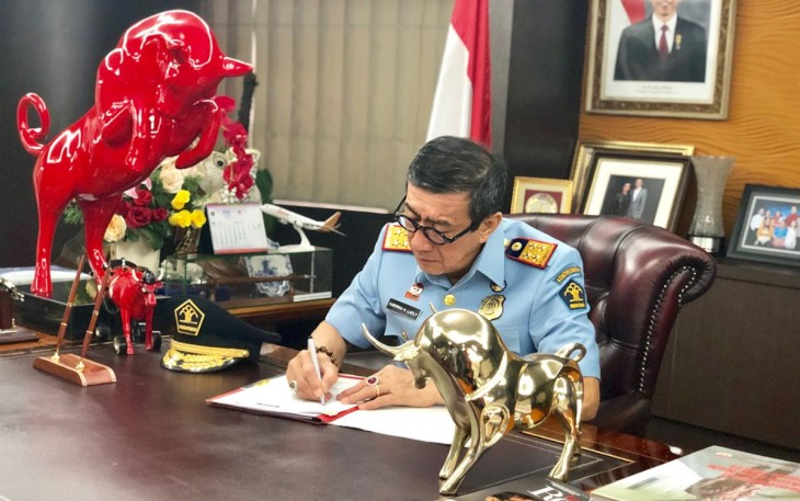 Menkumham RI Yasonna H Laoly 