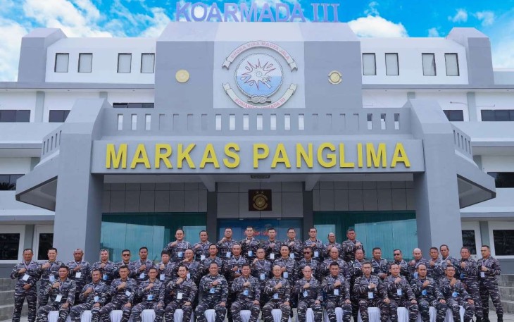 Pangkoarmada III Pimpin Rapat Staf dan Komando Koarmada III Tahun 2024