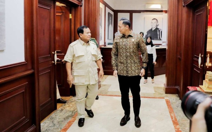 Menteri ATR/Kepala BPN Sambung Silaturahmi dengan Menhan, Selasa (05/03/2024).