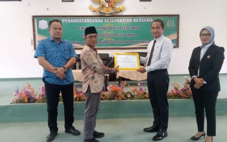 Pemerintah Kabupaten Aceh Timur Tanda Tangani MoU dengan Kejaksaan Negeri Aceh Timur 