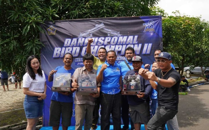Lomba Burung berkicau Piala Danpuspomal Cup ke-II