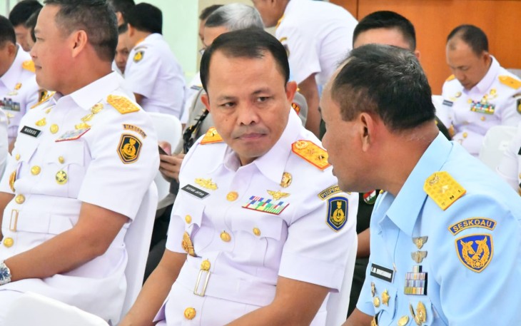Komandan Puspenerbal saat Hadiri Pembukaan Pendidikan Reguler Seskoal 2024