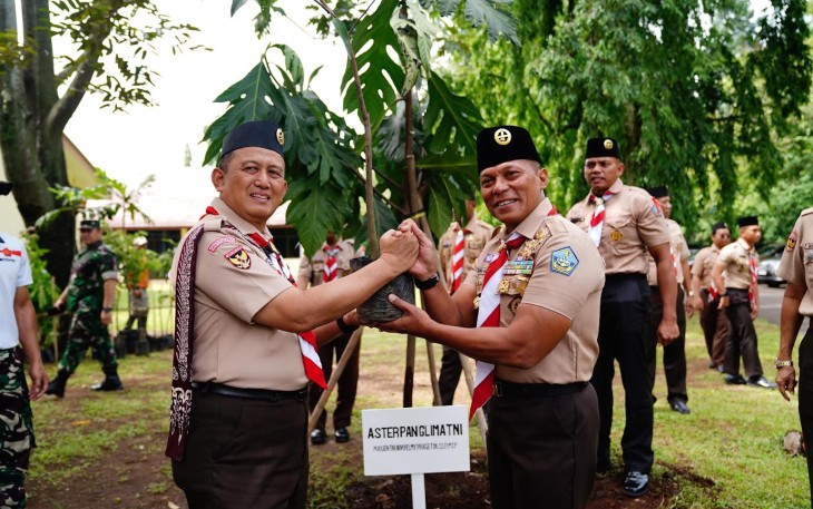 Waaster Panglima TNI Buka Kursus Pembina Pramuka Mahir Tingkat Lanjutan (KML) Trisaka TNI TA 2024 di Buperta Cibubur