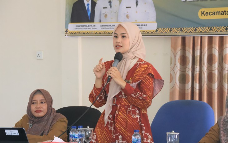 Case Conference penanganan kasus kekerasan kepada anak (KTA), Selasa (11/06) di Aula Kantor Kecamatan Bintan Timur.