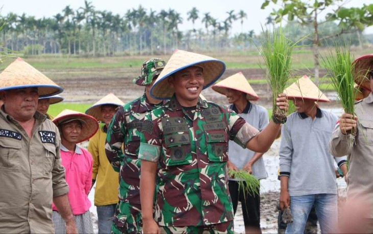 Kodim 0314/Inhil Kejar Impian Swasembada Beras yang Pernah Hilang di Kabupaten Indra Giri Hilir