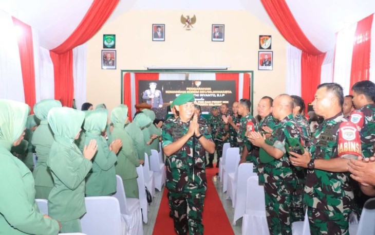 Danrem 051/Wkt saat Kunker ke Kodim 0504/Jakarta Selatan