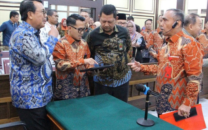 Direktur Jenderal Badan Peradilan Umum Hadiri Peresmian Inovasi dan Aplikasi Pengadilan Tinggi DKI oleh Ketua Mahkamah Agung RI 