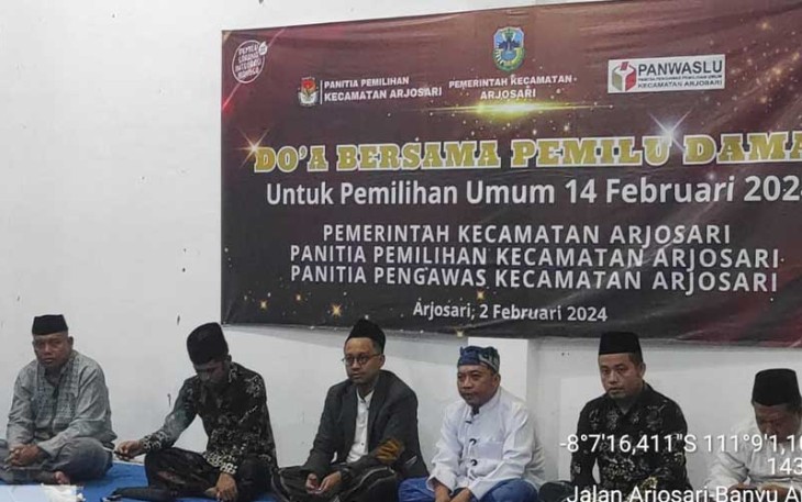 Danramil Arjosari Ikuti Istighosah dan Doa Bersama