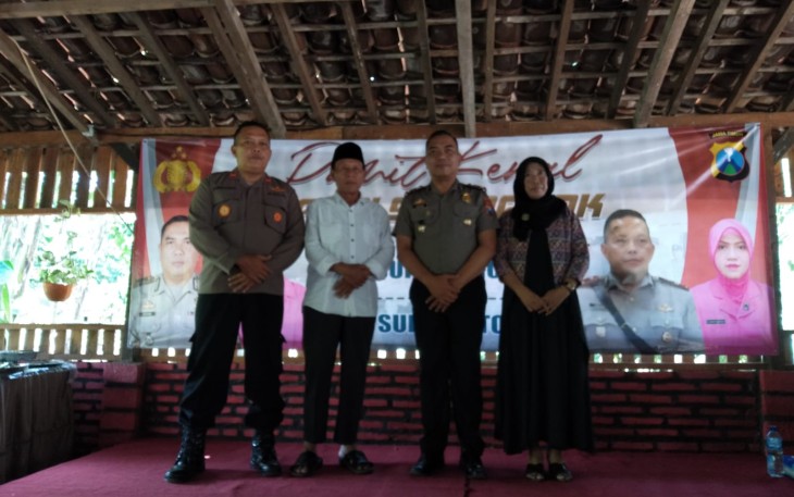 Gelar Pamit Kenal Kapolsek Pagak Kabupaten Malang