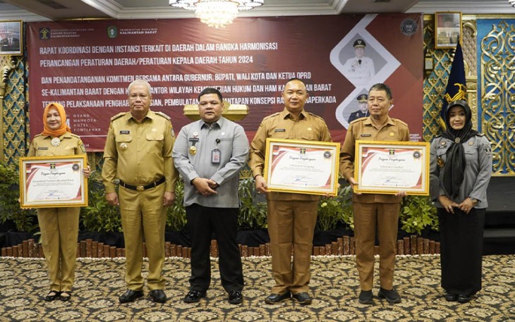 Kanwil Kemenkumham Kalbar Gelar Rapat Koordinasi dengan Instansi Terkait di Daerah