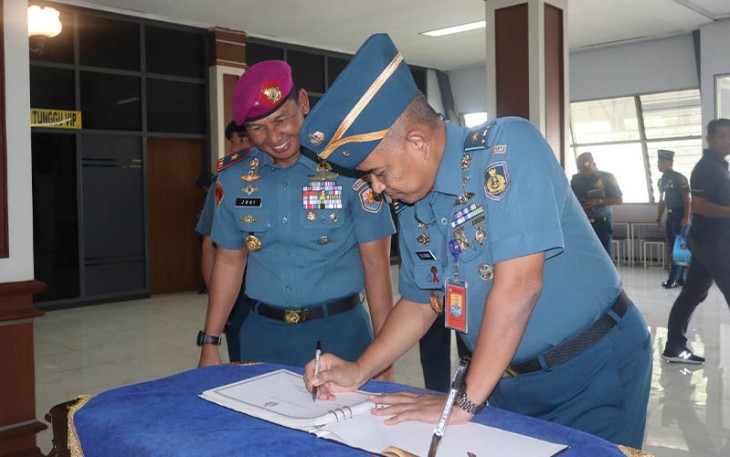 Danlantamal V saat Terima Kunjungan KA RSPAL dr. Ramelan