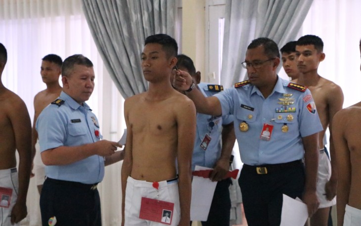 Danlanud SUT Pimpin Langsung Pantukhirda Tamtama TNI AU Gel I/A-87 Tahun 2024