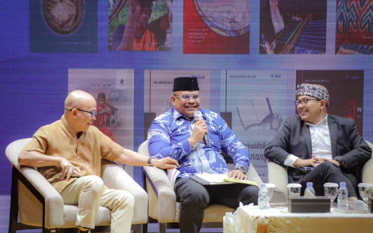 Dirjen Bina Administrasi Kewilayahan Kemendagri, Dr. Safrizal ZA, M.Si saat Sampaikan Karya Buku tentang IKN dan Tata Kelola Perkotaan