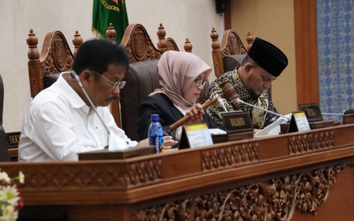 Rapat paripuna DPRD Kota Batam pada Kamis (12/9/2024) 