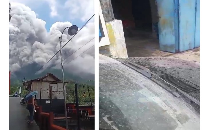 Gunung Merapi pasca Muntahkan Awan Panas