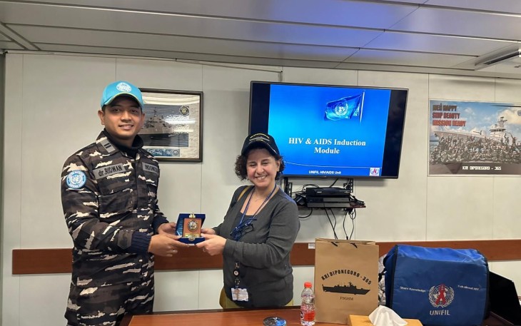 Satgas MTF TNI Konga XVIII-O UNIFIL Terima Pembekalan dari UN Counselor