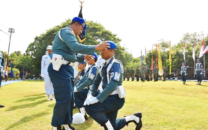 Upacara Penganugerahan Baret Biru