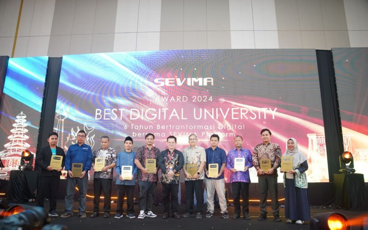 Gala Apresiasi Mitra Akademik di Widya Mandala Hall, Surabaya, Senin (16/12/2024) malam.