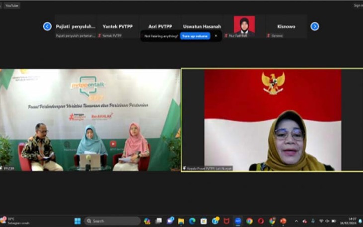 Kepala Pusat PVTPP, Leli Nuryati dalam acara PVTPP On Talk Series 14, Jumat, 16 Februari 2024. 