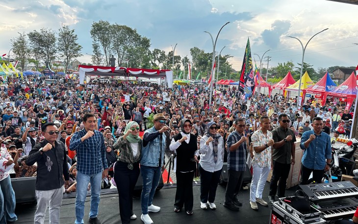 Ribuan Warga Meriahkan Puncak Hari Bhayangkara ke-79 di Sukoharjo
