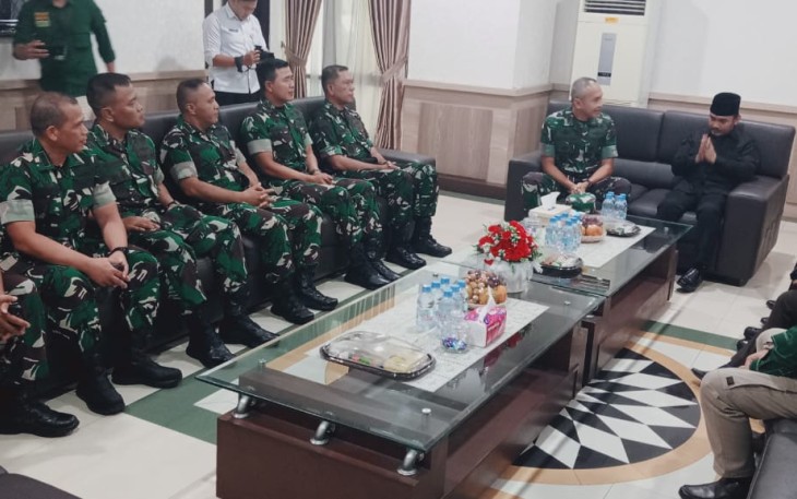 Danrem 051/Wkt saat Kunker ke Kodim 0509/Bekasi