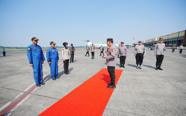 Kapolri Jenderal Listyo Sigit Prabowo bertolak ke Lampung