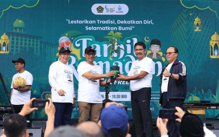 Tarhib Ramadan di Kemenag, Jakarta, Minggu (23/2)