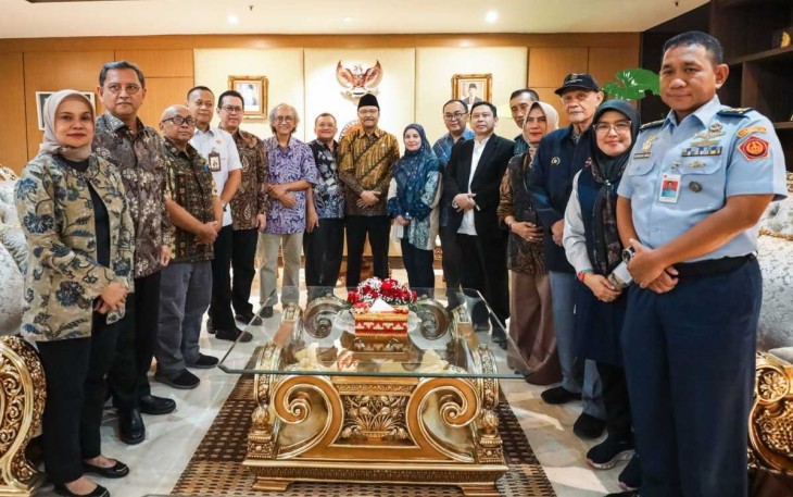 Mensos Saifullah Yusuf bersama TP2GP di Jakarta, Selasa (18/3)