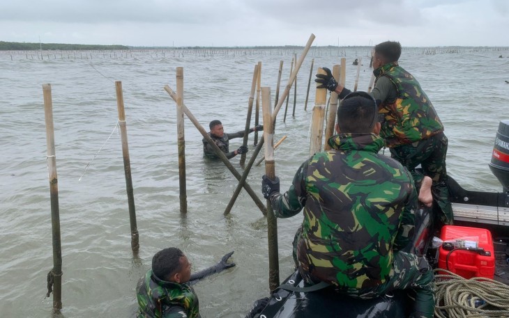 Pencabutan Pagar Laut di Tangerang Sudah Mencapai 13,9 KM 