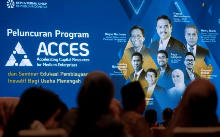 Launching program ACCES di Jakarta, Kamis (23/10)