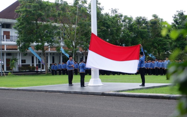 TNI Ikuti Upacara HUT KORPRI KE-54