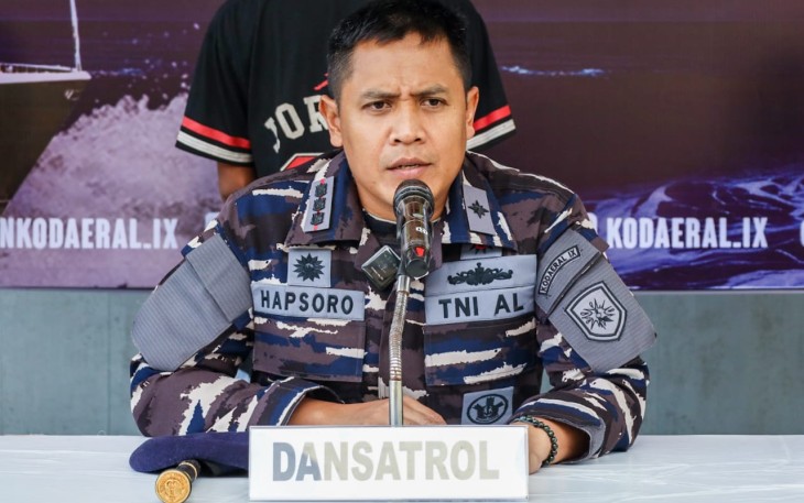 omandan Satuan Patroli (Dansatrol) Kodaeral IX Kolonel Laut (P) Hapsoro A. Purbaningtyas