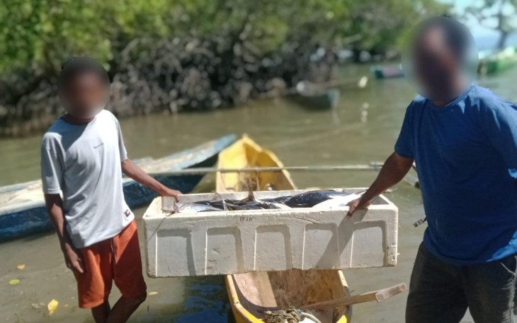 TTNI AL Gagalkan Penyelundupan Ratusan Ikan Tuna Tujuan Timor Leste di NTT 
