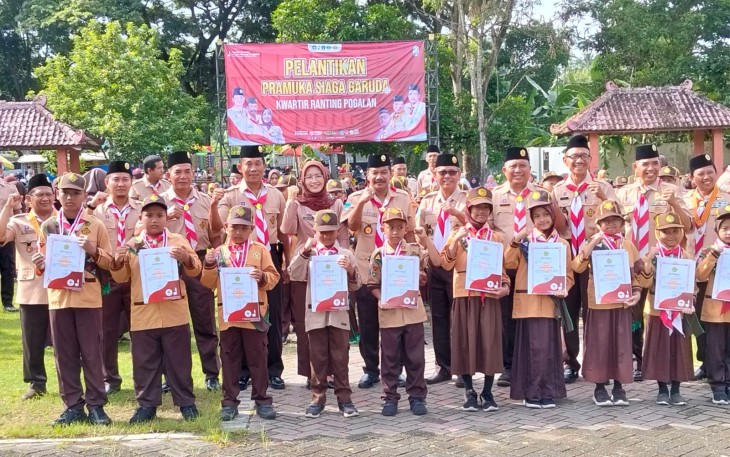Koramil 0806-02/Pogalan Perkuat Peran Pramuka Siaga Garuda dalam Membangun Generasi Berkarakter