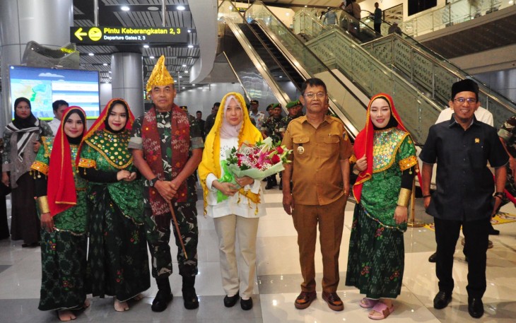 Danrem 132/Tdl Sambut Kunjungan Kerja Pangdam XIII/Mdk di Sulawesi Tengah
