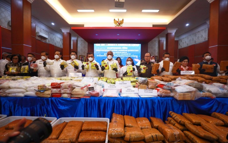 BNN RI dan Bea Cukai Berhasil Mengungkap Kasus Jaringan Narkotika 