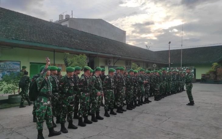 Foto Apel Siaga yang di pimpin oleh Danrem 133/NW