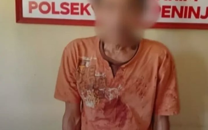 Pelaku Pembunuhan Saat Diamankan 