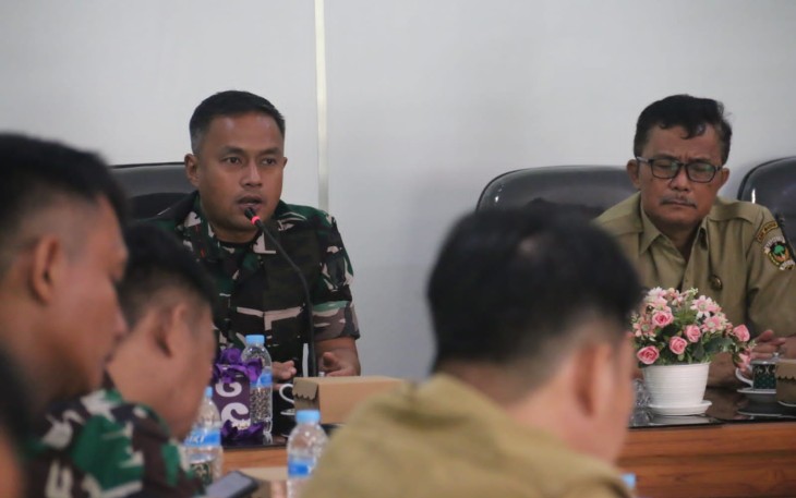Dandim Madiun saat Hadiri Rapat Koordinasi Percepatan Luas Tambah Tanam Padi 
