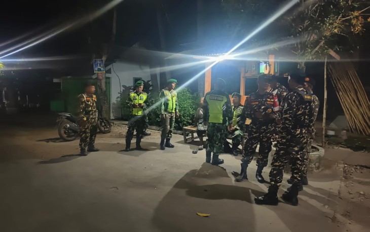 Koramil 0803-10/Pilangkenceng dan Banser Perkuat Sinergi Dengan Patroli