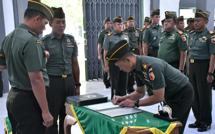 Serah Terima Jabatan Danramil Jajaran