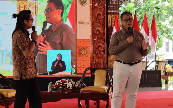 Launching & Talkshow Sustainable Resilience Compendium di Graha Maja Tama Mojokerto, Kamis (2/10)