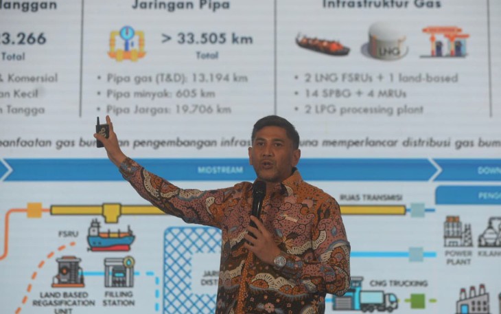 Mirza Mahendra selaku Direktur Strategi dan Pengembangan Bisnis PGN