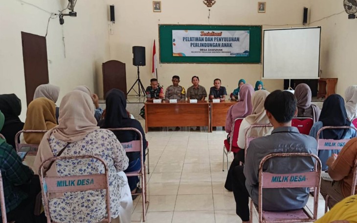 Sosialisasi penyuluhan perlindungan anak di wilayah desa binaan 