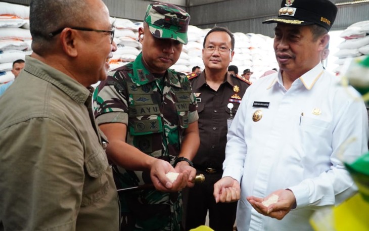 Dandim Madiun Bersama Forkopimda saat Pantau Stabilisasi Harga Sembako