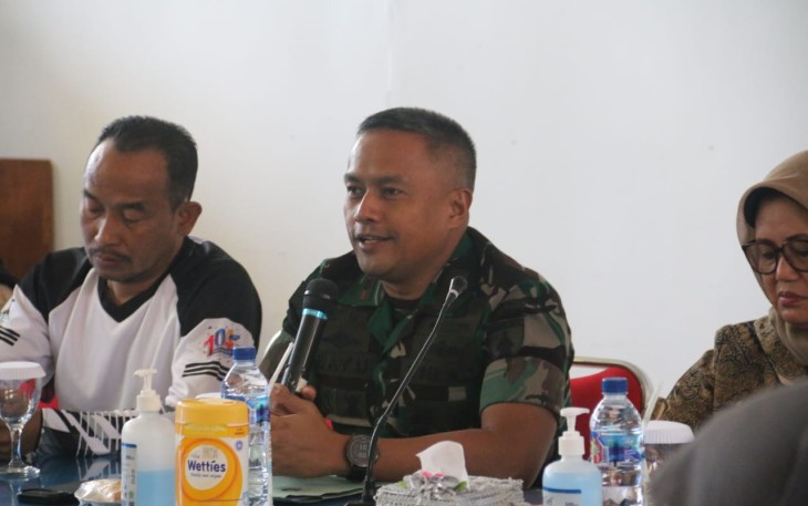Dandim Madiun Letkol Kav Widhi Bayu Sudibyo saat hadiri kegiatan diskusi 