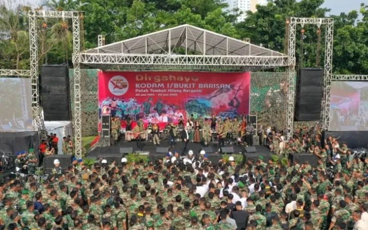 Kodam I/Bukit Barisan Gelar Syukuran HUT ke-75 