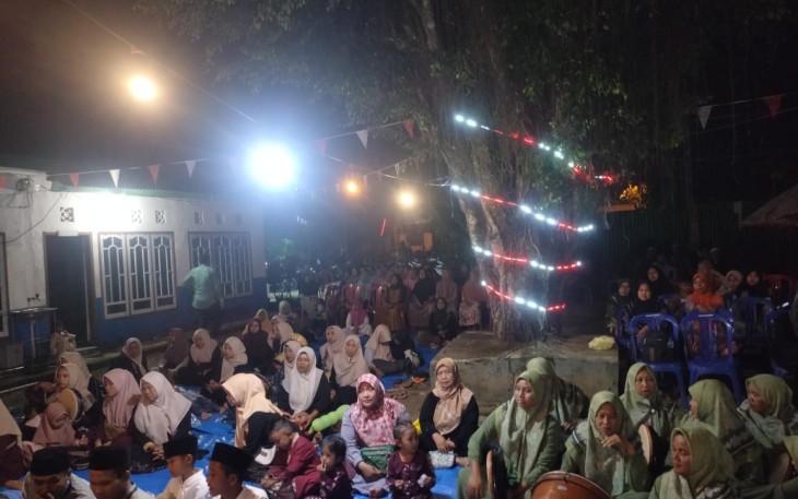 Desa Trimo Rejo Gelar Gebyar Sholawat Meriahkan Malam HUT Ke-80 RI