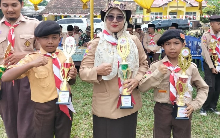 SDN Purwodadi Dapat Tiga Piala Juara Lomba