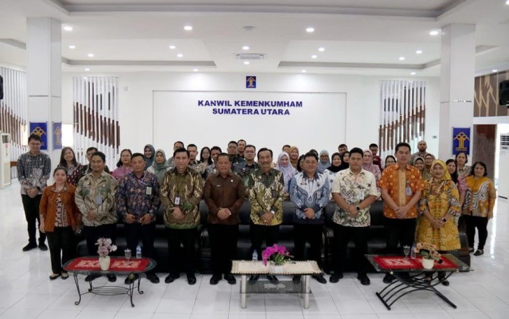 Kakanwil Kementerian Hukum Sumut Pimpin Apel Sampaikan Optimisme Tahun Baru 2025